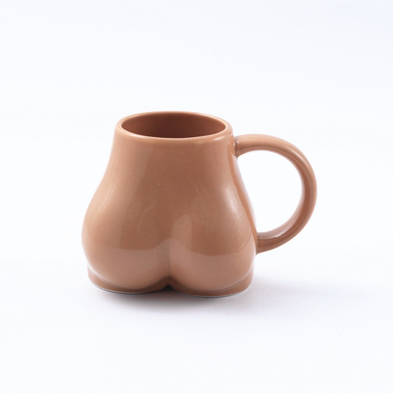 Nordic Creative Butt Cup Ceramic Mug Personality Coffee Cup Breakfast Milk Cup Office Water Cup Couple Cup - Image 8