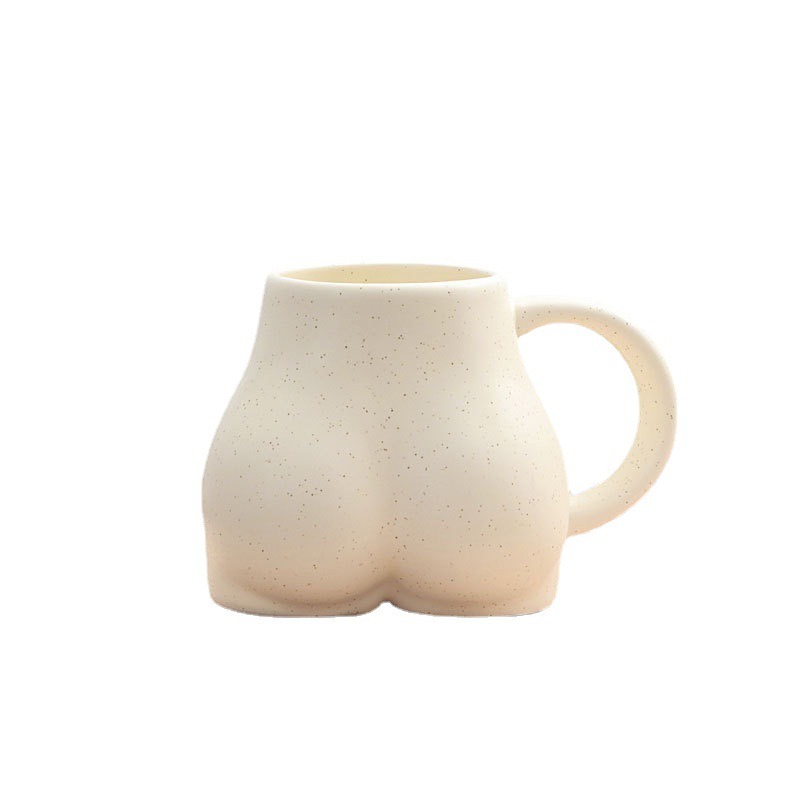Nordic Creative Butt Cup Ceramic Mug Personality Coffee Cup Breakfast Milk Cup Office Water Cup Couple Cup - Image 5