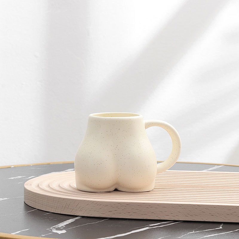 Nordic Creative Butt Cup Ceramic Mug Personality Coffee Cup Breakfast Milk Cup Office Water Cup Couple Cup - Image 7